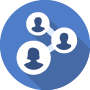 people connected icon